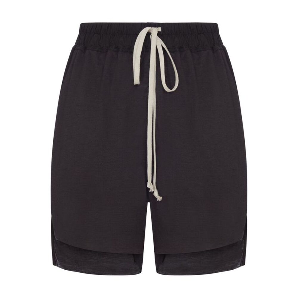Rick Owens Women Tower Shorts In Wool And Silk Jersey